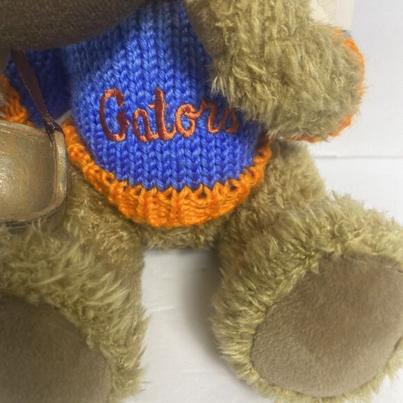 UF Gators “Claude” Football Bear 2002 Plush Ridge wood Collection Collegiate - Picture 2 of 11